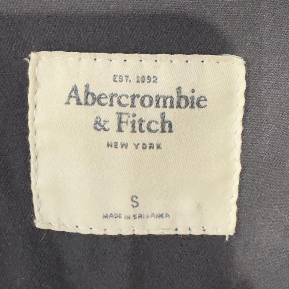 Vtg Y2K Abercrombie & Fitch Anorak Jacket Utility Military Hooded Gray Small - Picture 7 of 12